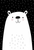 Black & White Animals No. 4 - Polar Bear Variante 1