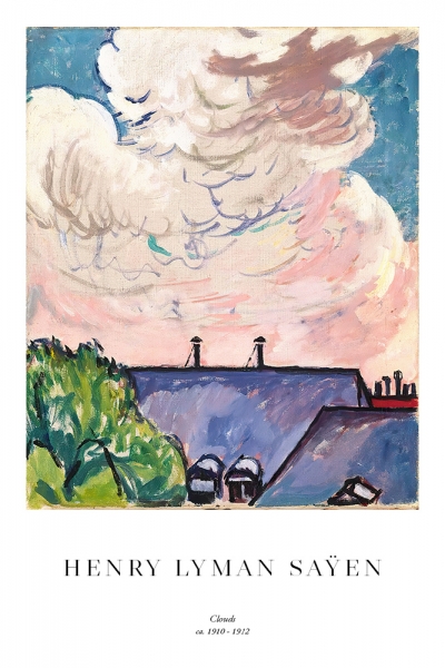 H. Lyman Saÿen - Clouds Variante 1 | 13x18 cm | Premium-Papier