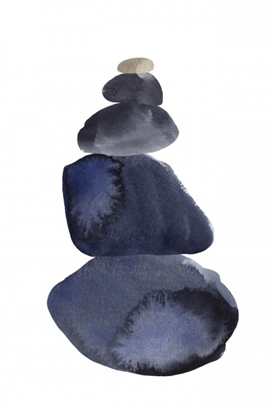 Cairn Zen Variante 1 | 13x18 cm | Premium-Papier